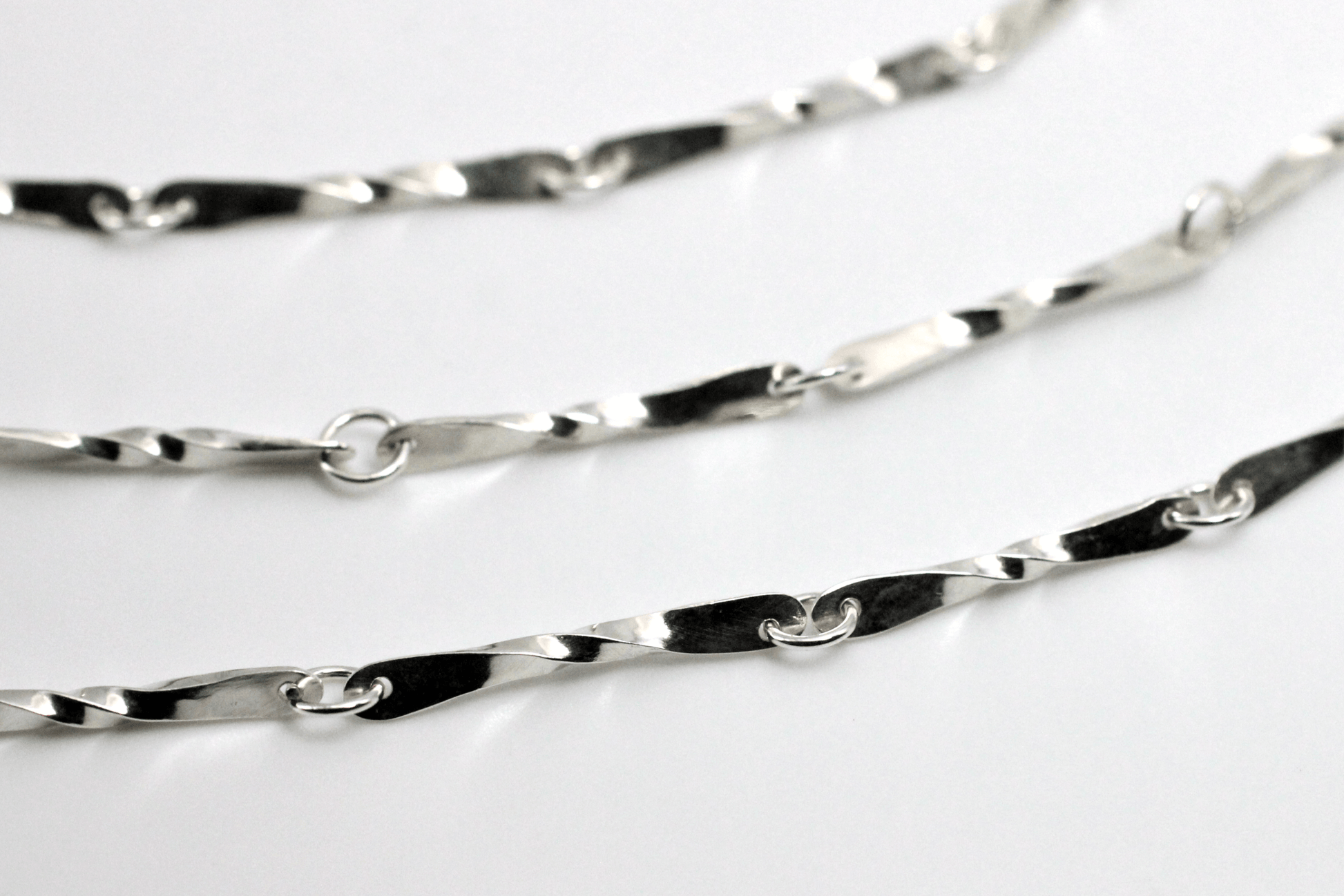 Sterling Silver Sjarmere Chain Anklet (11-inches) ~ Handcrafted Jewelry ~ VANDA inspired