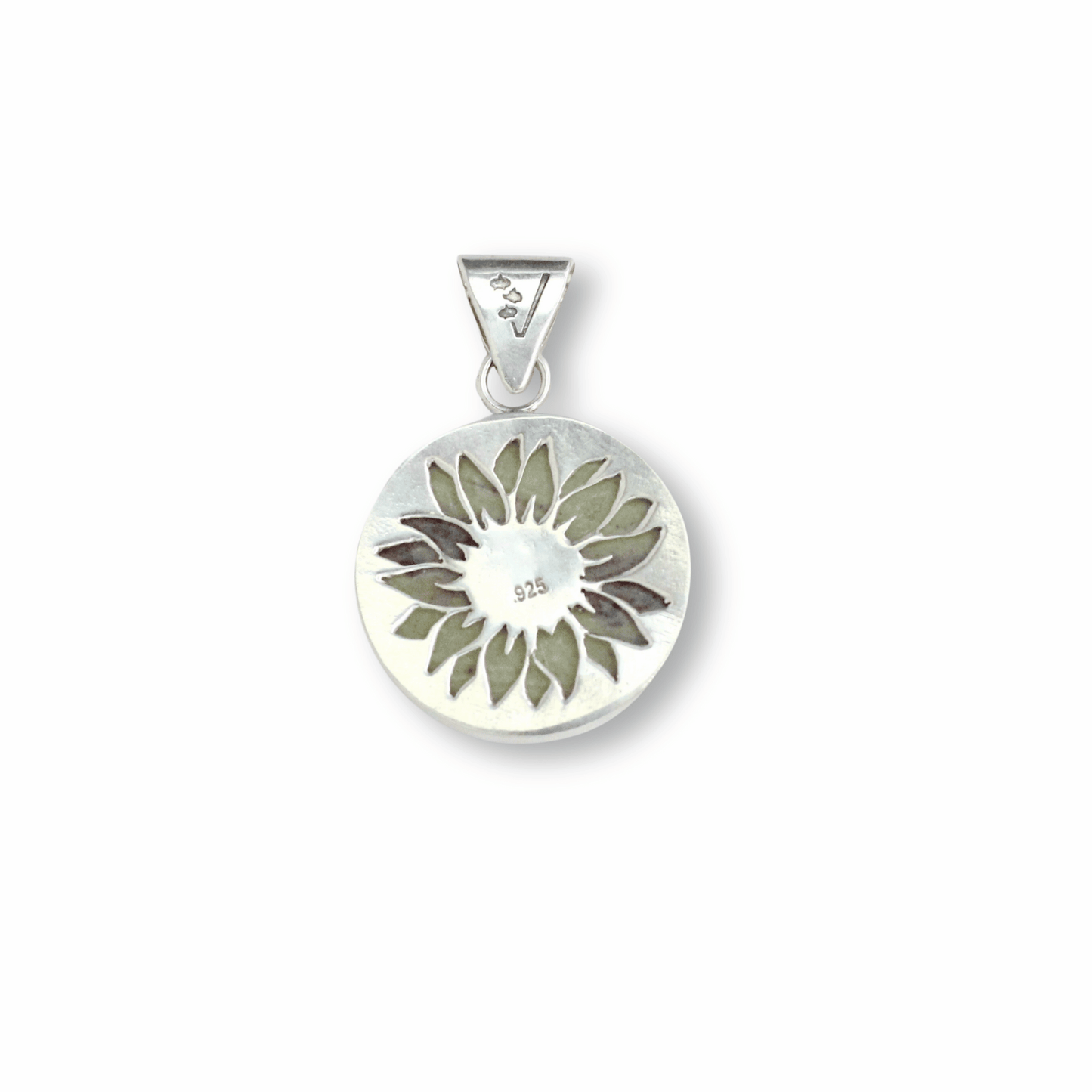 LAST CHANCE SALE: Serpentine Sunflower Pendant