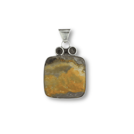 Pendant: Bumblebee Jasper With Bee Design