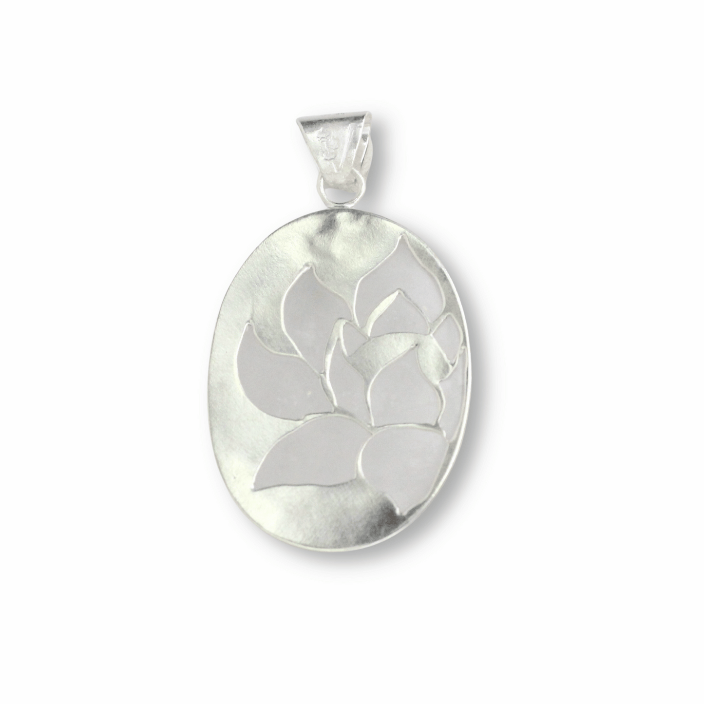 Pendant: Clear Quartz Lotus