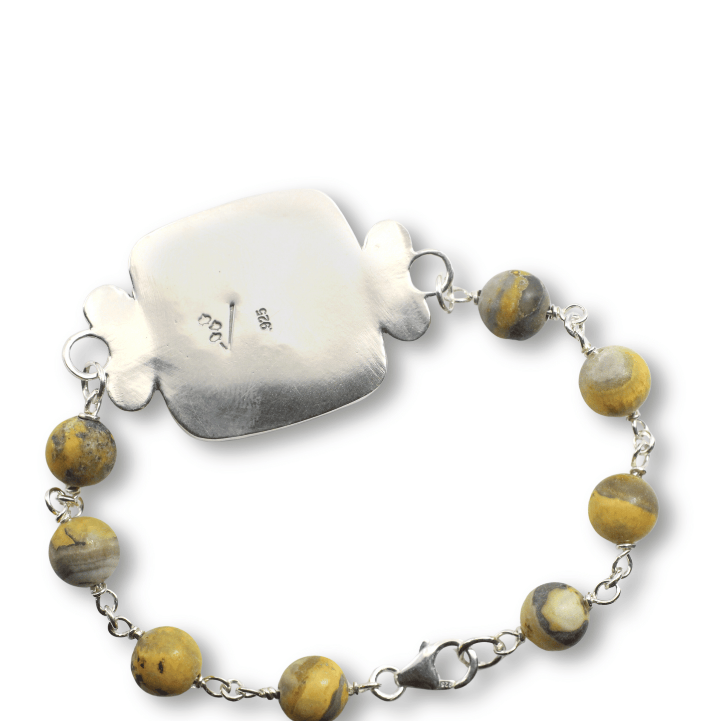 LAST CHANCE SALE: Bumblebee Jasper & Beaded Chain Bracelet