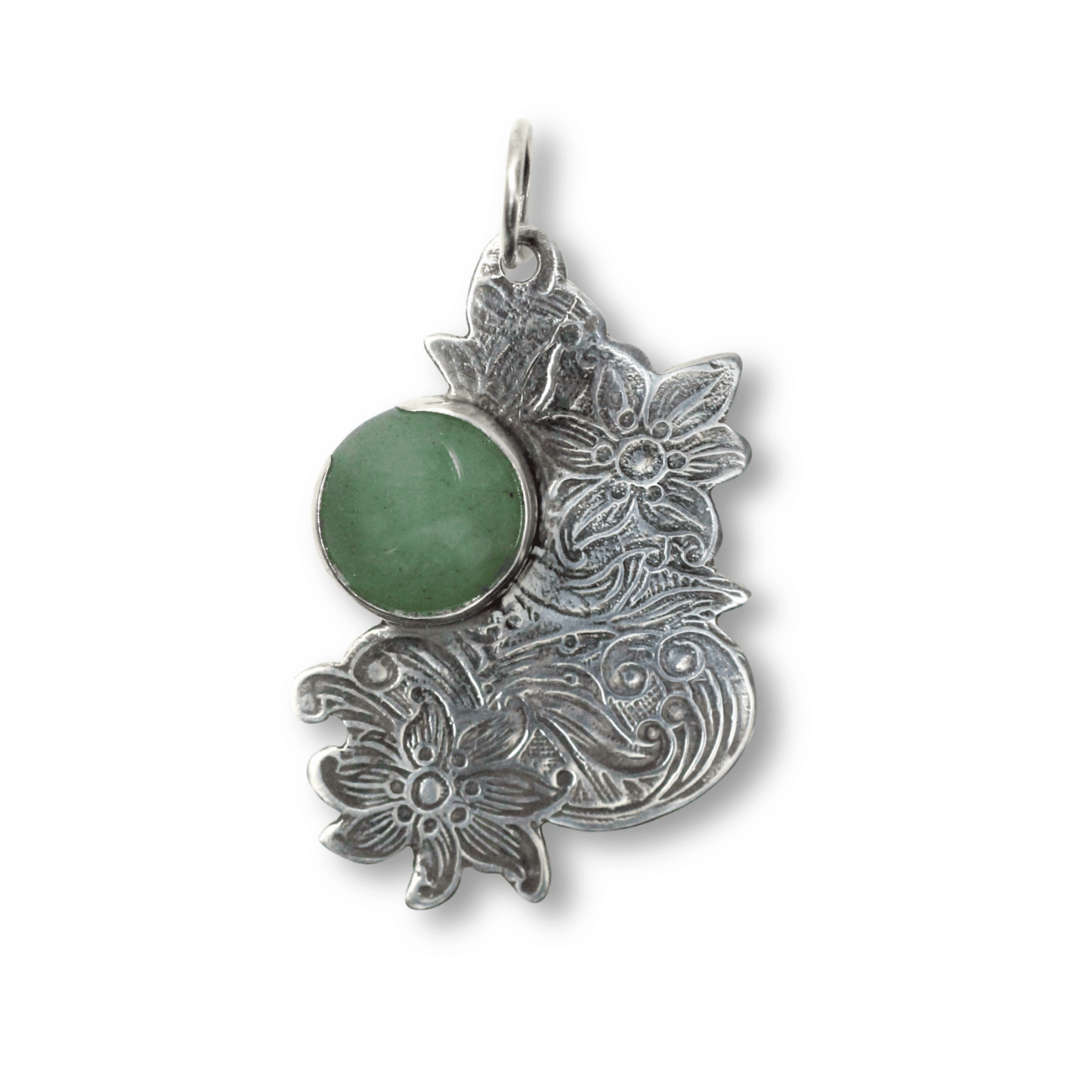 LAST CHANCE SALE: Green Aventurine Flourishing Pendant