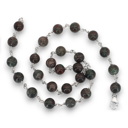 Necklace: Kashgar Garnet Chain